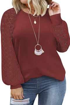 Immagine di CURVY GIRL LACE SLEEVE KNIT TO